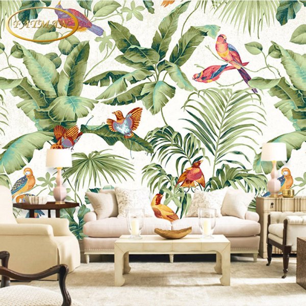 Affresco попугаи