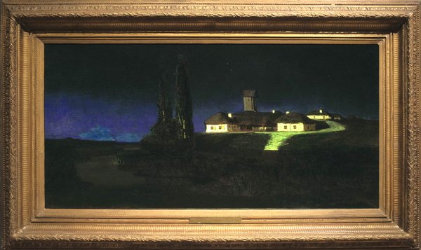 Архипа Ивановича Куинджи “ночь на Днепре”, “Лунная ночь на Днепре”.