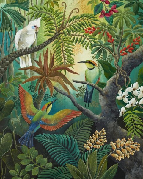 Анри Руссо животные джунглей