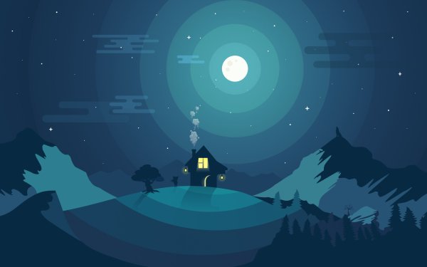 Векторные иллюстрации ночь