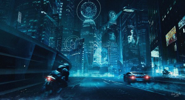 Город будущего Cyberpunk 2077