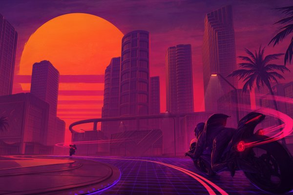 Cyberpunk 2077 город 4k