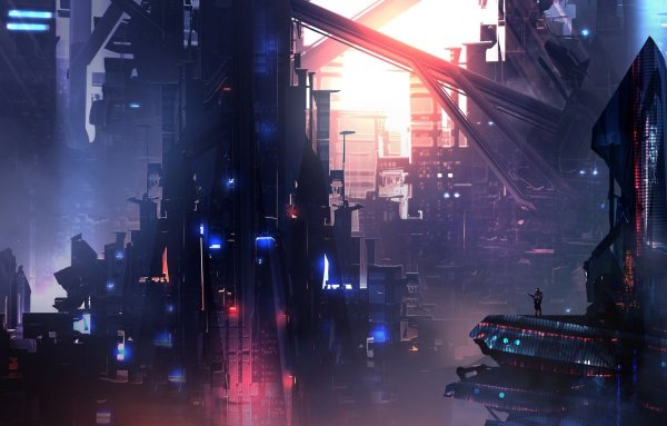 Cyberpunk 2077 город