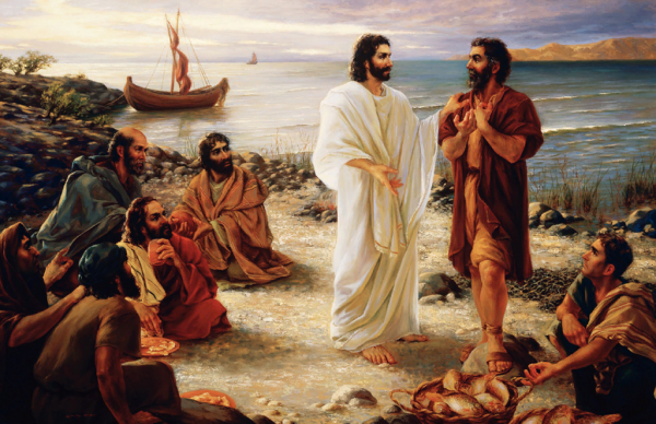 Мозаика хождение по водам Иисус Петр