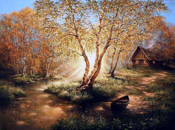 Краевский Владимир. Осень. Банька