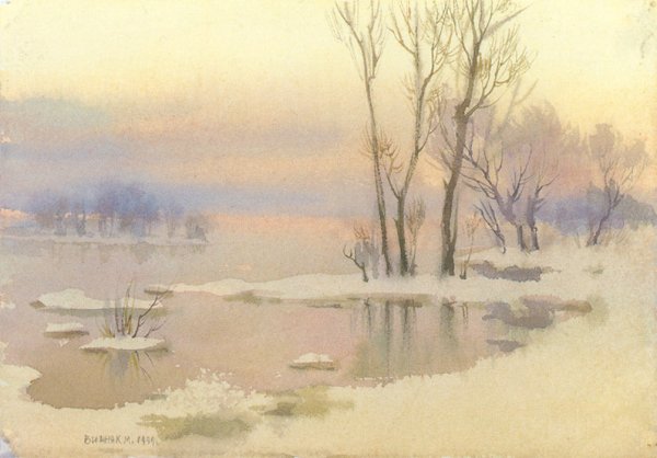 Художник Мария Вишняк акварели