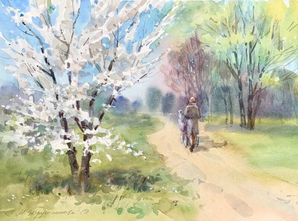 Художник акварель Марина Трушникова