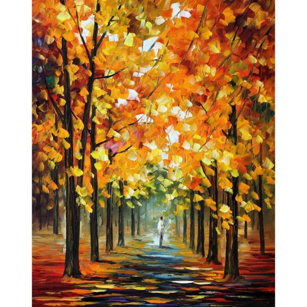 Осень акрилом на холсте