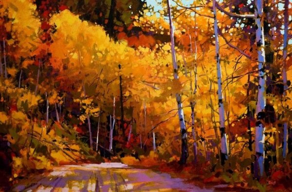 Художник Graham Gercken пейзажи поэтапно поэтапно