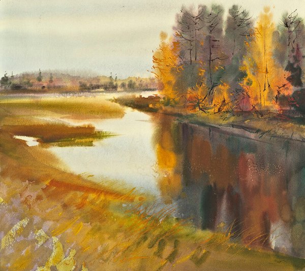 Художник Александр Ходюков акварели