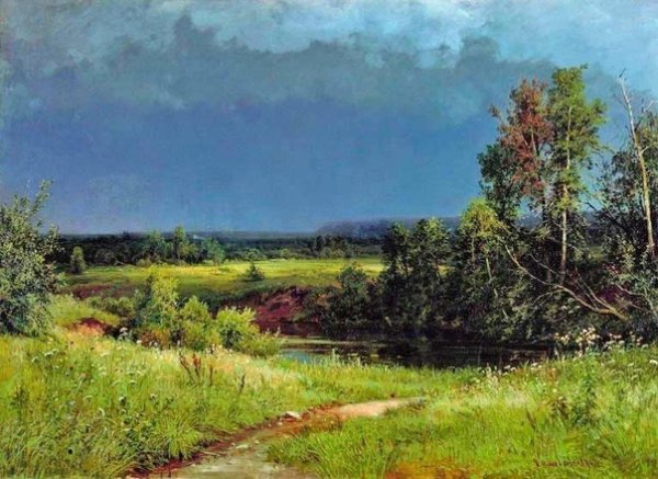 Репродукции картин Левитана и Шишкина