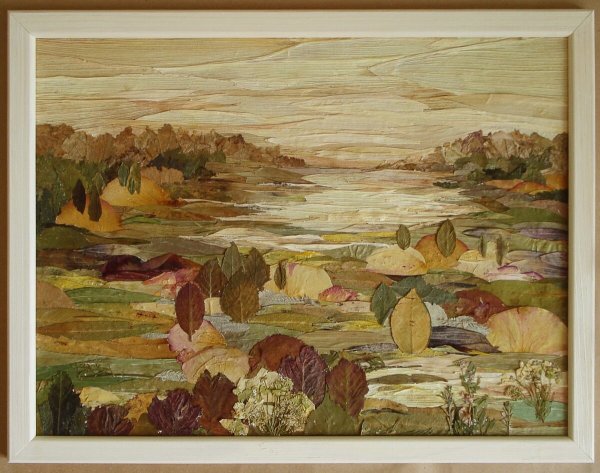 Пейзаж из природного материала