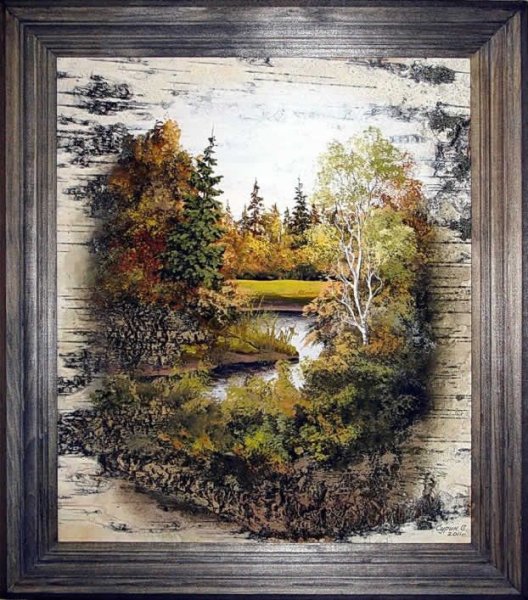 Прессованная флористика (осибана)