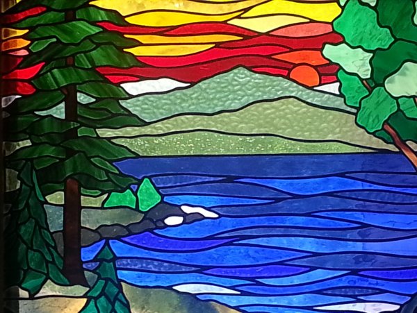 Пейзажные витражи
