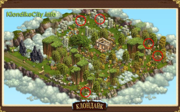 Клондайк Южный предел карта
