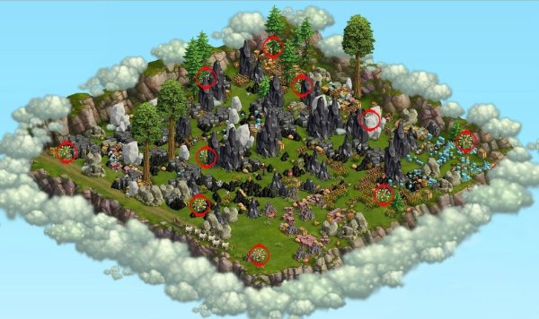 Клондайк дружная локация карта