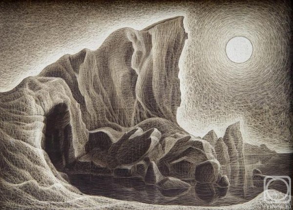 Граттаж художник Иван