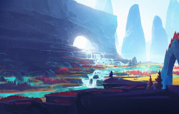 Футуристический пейзаж