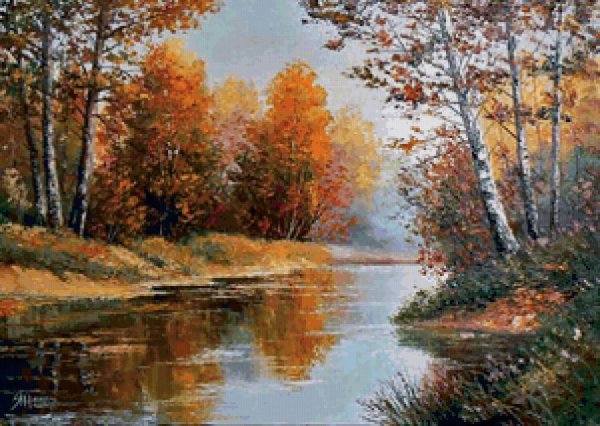 Христанов Виктор Алексеевич картины осень