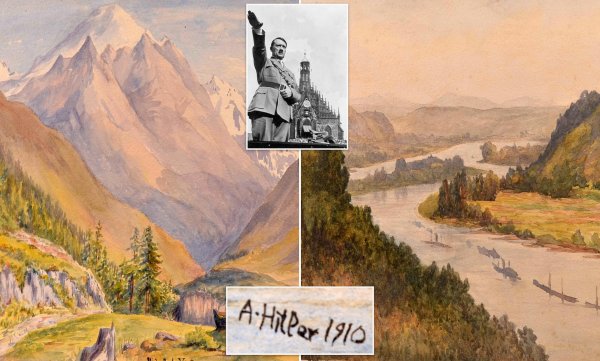 Картины Адольфа Гитлера