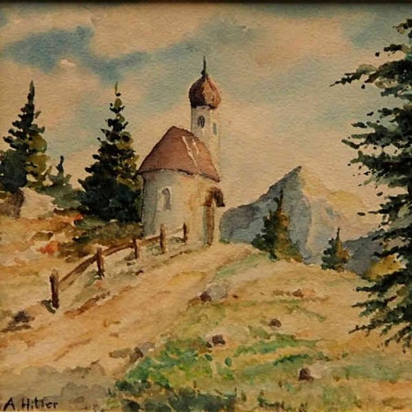 Картины Адольфа Гитлера замок