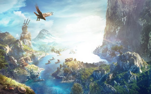 Assassins Creed Odyssey гора Олимп