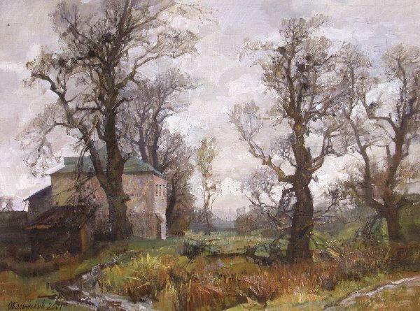 Саврасов Алексей Кондратьевич осенняя ночь 1872 г