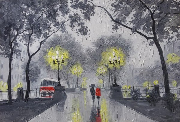 Осенние зарисовки карандашом