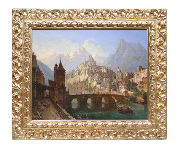 Замок Бюрресхайм картина