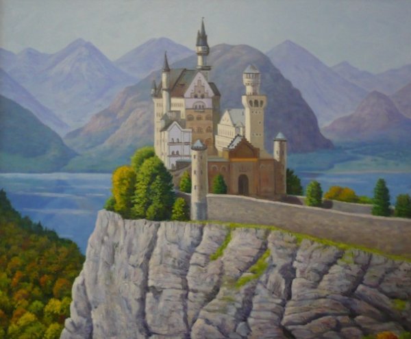 Замок Шенонсо картина