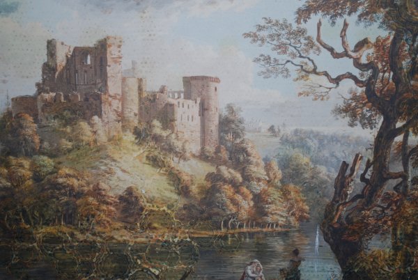 Замок Нойшванштайн древние Гравюры