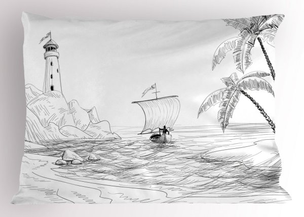 Морской пейзаж эскиз