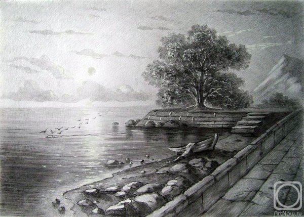 Нарисовать море