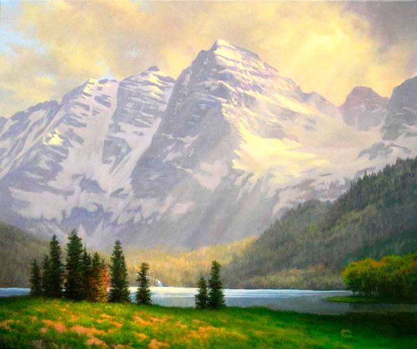 Горные пейзажи художника John d.Cogan