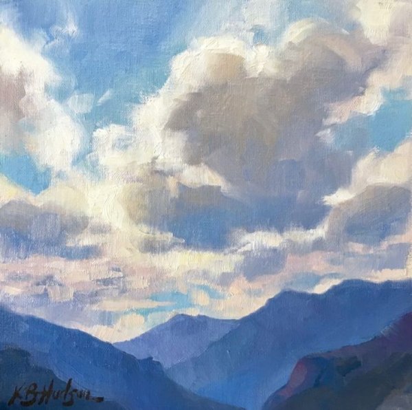 Воздушная перспектива горы