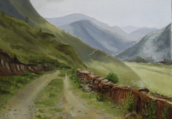 Художник Александр Бабич горы