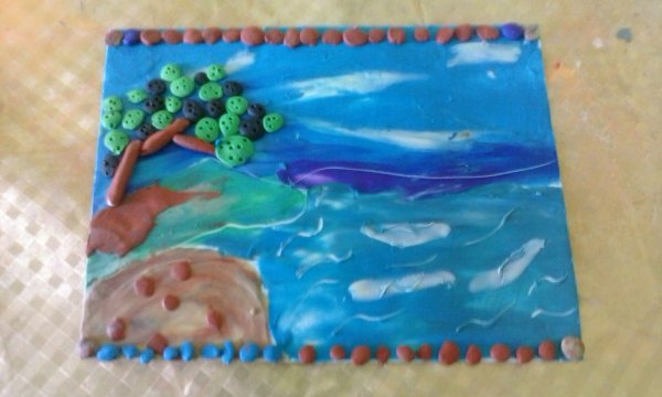 Море из соленого теста