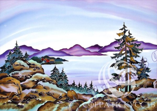 Батик пейзаж