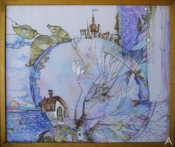 Декоративный городской пейзаж