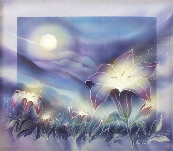 Батик корабль в море