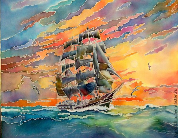 Древнекитайский батик