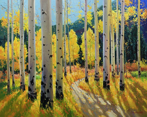 Лесной пейзаж Сергей Минаев