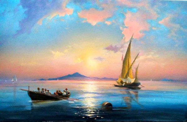 Иван Константинович Айвазовский – закат 1866