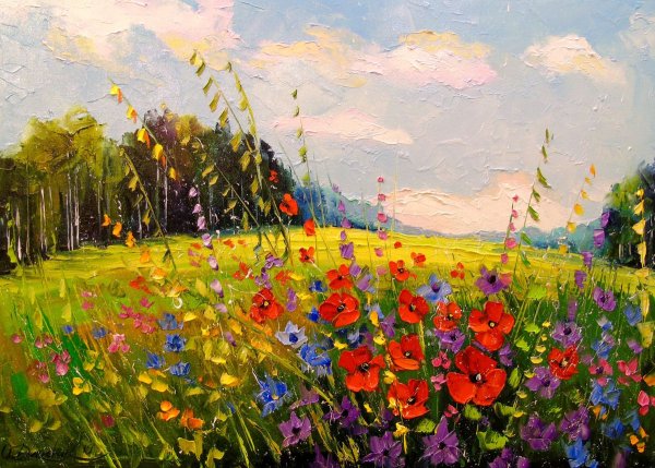 Ольга Дарчук картины лето