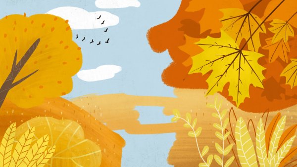 Осенний фон для детей