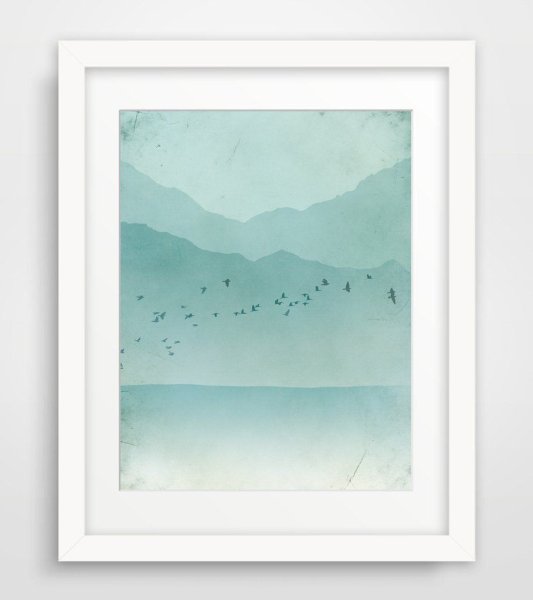 Минимализм в живописи акварель