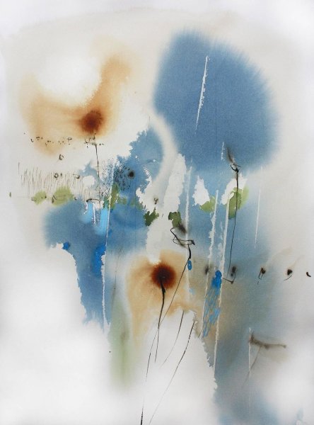 Акварельная живопись по мокрому