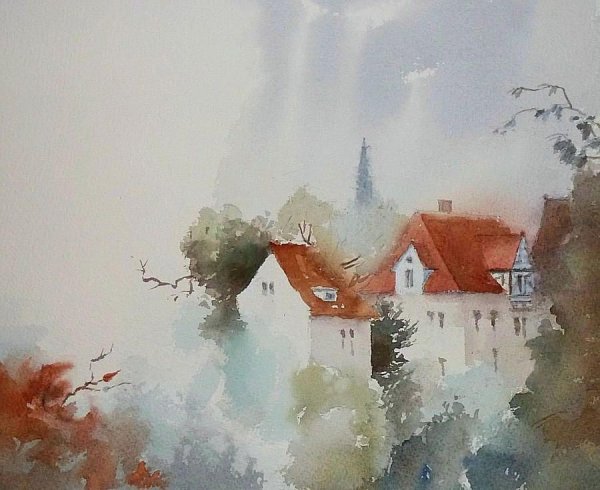 Работы акварелью