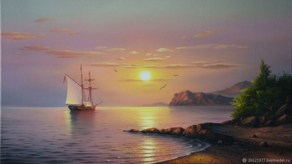 Картины Сергея Стоева морские пейзажи