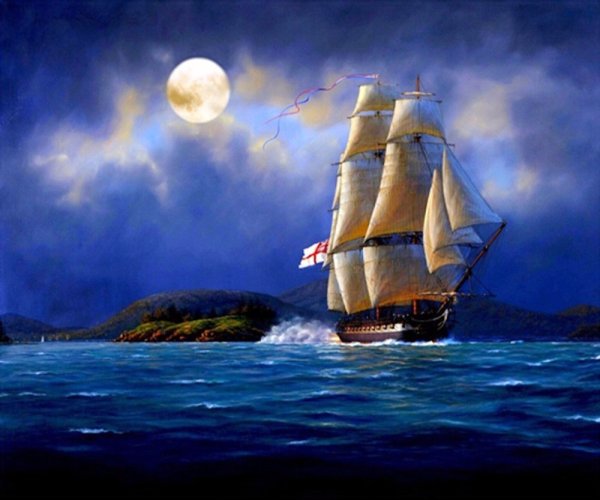 Доусон Монтегю. Морской пейзаж